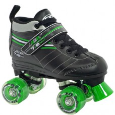 Roller Derby Skate Corp Laser 7.9 Boys' Speed Quad Skates, Black   551874527